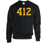 412 Area Code Pittsburgh Hockey Fan T Shirt