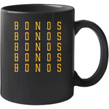 Barry Bonds X5 Pittsburgh Baseball Fan T Shirt