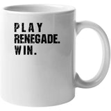 Play Renegade Win Pittsburgh Football Fan Distressed V2 T Shirt