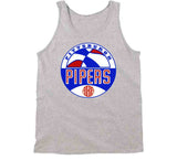 Cool ABA Pittsburgh Pipers Retro Basketball T Shirt