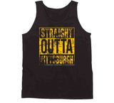 Straight Outta Pittsburgh Football Fan T Shirt