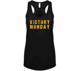 Victory Monday Pittsburgh Football Fan Distressed T Shirt