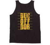 Buc Off Bob Pittsburgh Baseball Fan Distressed T Shirt