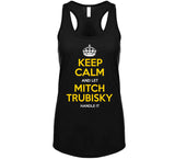 Mitch Trubisky Keep Calm Pittsburgh Football Fan T Shirt