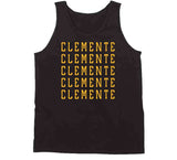 Roberto Clemente X5 Pittsburgh Baseball Fan T Shirt