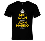 John Marino Keep Calm Pittsburgh Hockey Fan T Shirt
