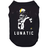Jack Lambert Lunatic Pittsburgh Football Fan T Shirt