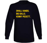 Kenny Pickett Small Hands Big Balls Pittsburgh Football Fan T Shirt