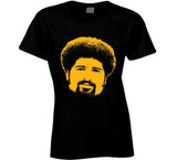 Franco Harris Running Back Big Head Silhouette Pittsburgh Football Fan T Shirt