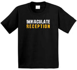Franco Harris Immaculate Reception Pittsburgh Football Fan Distressed T Shirt