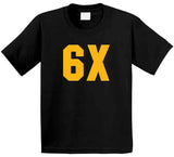 6 Championships 6x Pittsburgh Football Fan T Shirt