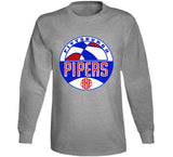 Cool ABA Pittsburgh Pipers Retro Basketball T Shirt