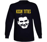 Mitchell Trubisky Kissin Titties Pittsburgh Football Fan T Shirt