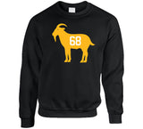 Jaromir Jagr Goat 68 Pittsburgh Hockey Fan T Shirt
