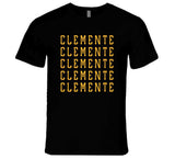Roberto Clemente X5 Pittsburgh Baseball Fan T Shirt