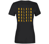 Evgeni Malkin X5 Pittsburgh Hockey Fan T Shirt