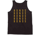 Barry Bonds X5 Pittsburgh Baseball Fan T Shirt