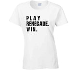 Play Renegade Win Pittsburgh Football Fan Distressed V2 T Shirt