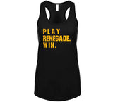 Play Renegade Win Pittsburgh Football Fan Distressed T Shirt