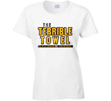 Pittsburgh Terrible Towel Football Fan Distressed T Shirt