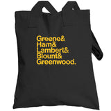 The Steel Curtain Names Pittsburgh 70s Football Fan T Shirt