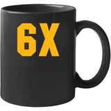 6 Championships 6x Pittsburgh Football Fan T Shirt