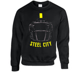 Pittsburgh Football Fan Helmet Silhouette T Shirt