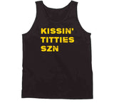 Mitchell Trubisky Kissin Titties Szn Pittsburgh Football Fan T Shirt