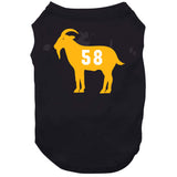 Jack Lambert Goat 58 Pittsburgh Football Fan T Shirt