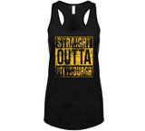 Straight Outta Pittsburgh Football Fan T Shirt