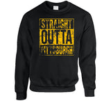 Straight Outta Pittsburgh Football Fan T Shirt