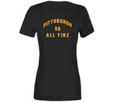 Pittsburgh Vs All Yinz Pittsburgh Football Fan T Shirt