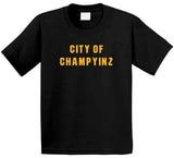 City Of Champyinz Pittsburgh Football Fan T Shirt