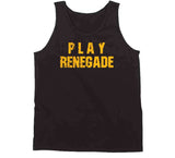 Play Renegade Pittsburgh Football Fan Distressed T Shirt