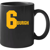 Sixburgh Six Titles Pittsburgh Football Fan T Shirt