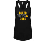 Bleed Black And Gold Pittsburgh Football Fan T Shirt